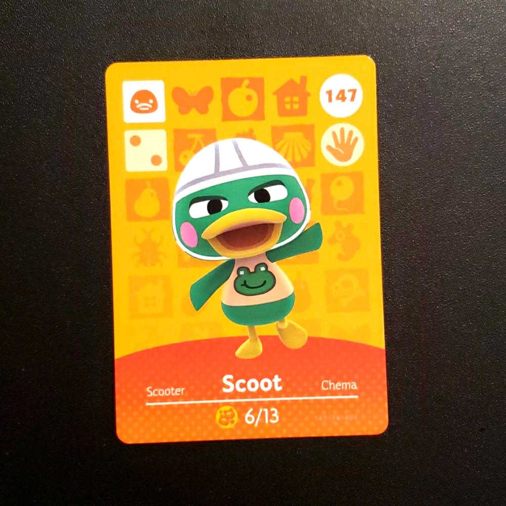 3/$12 Animal crossing amiibo card